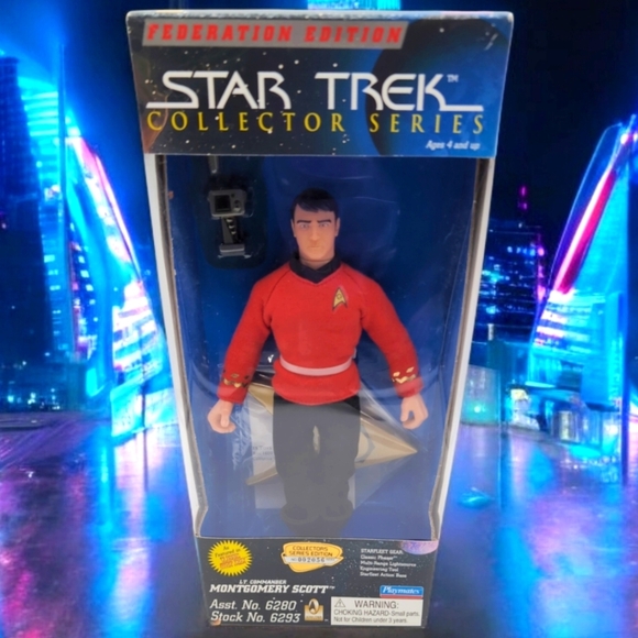 Star Trek Collector Series Action Figure Montgomery Scott Scotty numbered 002066 - Picture 1 of 9